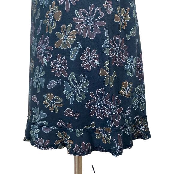 Vintage Y2K 90's Fresh Produce Hippie Boho Floral Skirt - Picture 5 of 11